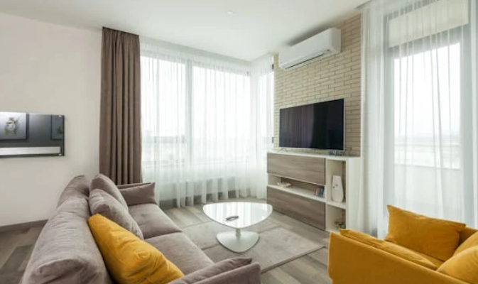 room with an ac